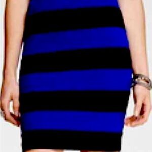 Blue and Black Striped Dress size 16
